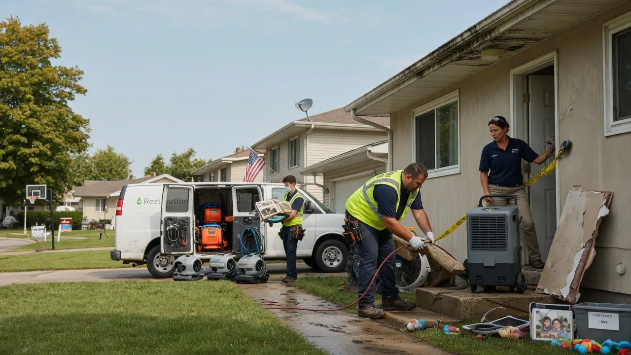 Water Damage Restoration in Wisconsin Rapids, WI near me